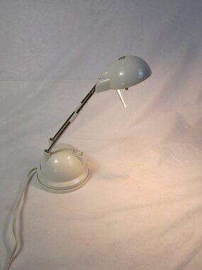 Vintage IKEA ESPRESSIVO Telescopic Halogen Desk Lamp White Tested Works